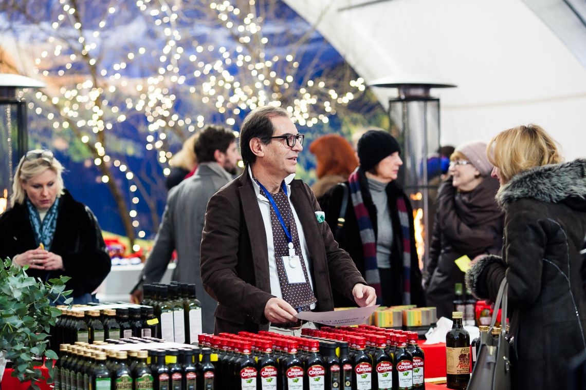 Рождественский базар 2017 в итальянском посольстве в Москве